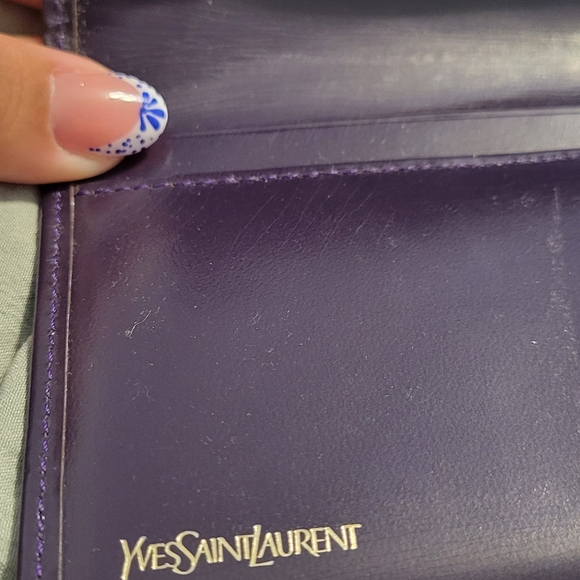Yves Saint Laurent Wallet 💜💜💜 - Picture 2 of 8